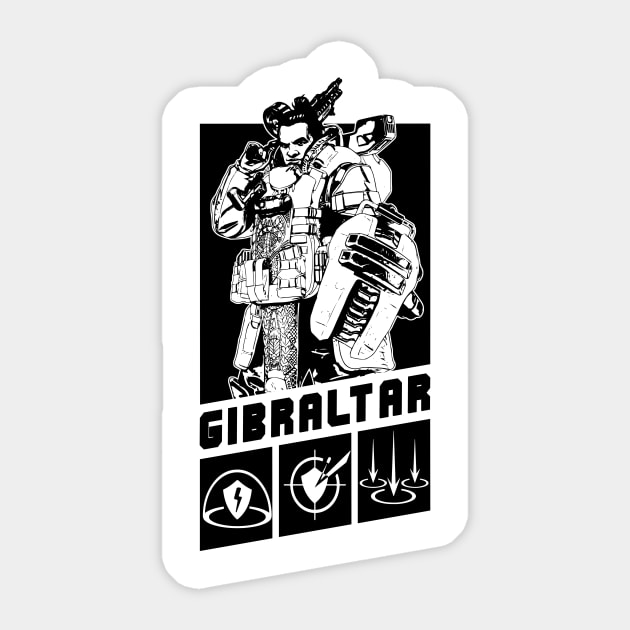 Gibraltar Sticker by Peolink